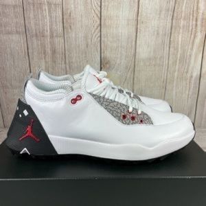 Jordan ADG 2 Golf Shoes - White Black Red